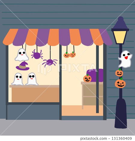 Halloween decorations around town (shops) Halloween decorations around town (shops) 131360409