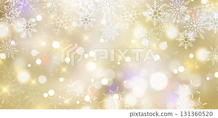 Snow Christmas winter light background 131360520