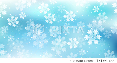 Snow Christmas winter light background 131360522