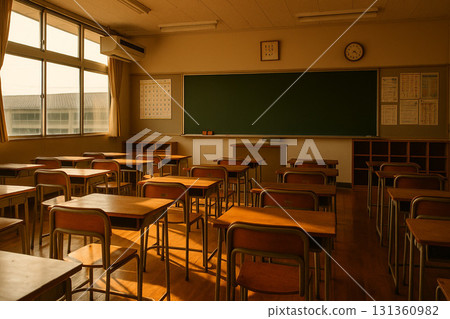 Elementary school classroom after school Elementary school classroom after school 131360982