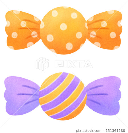 萬聖節色糖果[萬聖節/手繪風格] 131361288