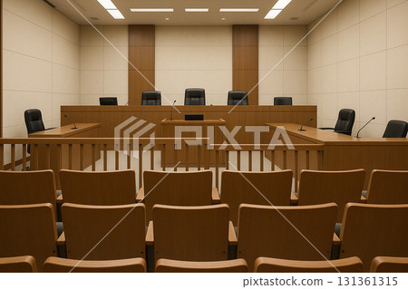 Empty courthouse 131361315