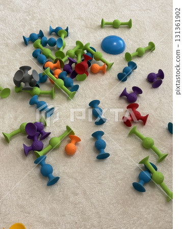 Colorful suction cup block toys 131361902