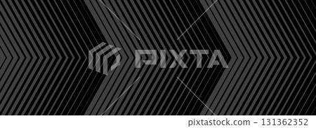 Dark line arrow background. Linear triangle repeated pattern. Thin to thick transition stripe backdrop for poster, cover, banner. Striped halftone gradient wallpaper. Vector masculine sporty design Dark line arrow background. Linear triangle repeated pattern. Thin to thick transition stripe backdrop for poster, cover, banner. Striped halftone gradient wallpaper. Vector masculine sporty design 131362352