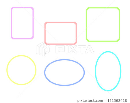 方形框架幻燈片底座 131362418