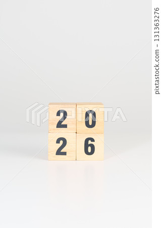 2026 year block on table. goal, Resolution, strategy, plan, start, budget, mission, action, motivation and New Year concepts 2026 year block on table. goal, Resolution, strategy, plan, start, budget, mission, action, motivation and New Year concepts 131363276