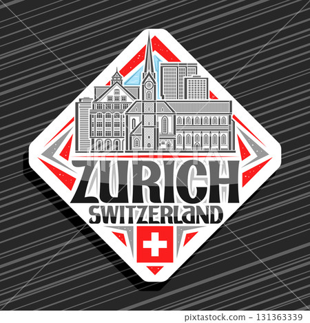 Vector logo for Zurich Vector logo for Zurich 131363339