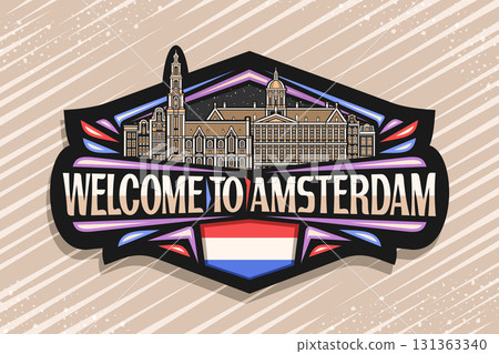 Vector logo for Amsterdam Vector logo for Amsterdam 131363340