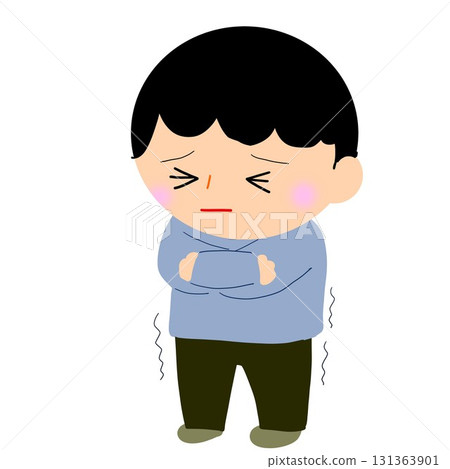 季節變化警告圖示（寒冷） 131363901