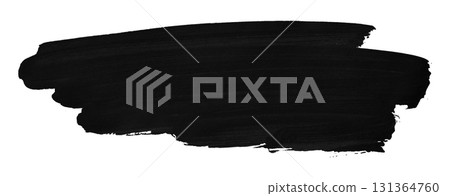 Abstract black watercolor background. Hand drawn artistic style. Isolated on transparent background. 131364760