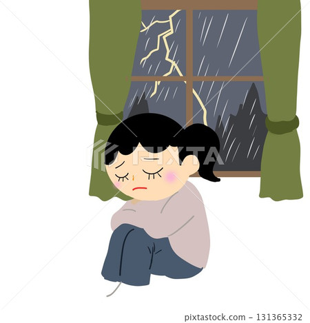 因颱風取消所有計劃而感到沮喪的人們 131365332