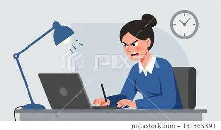 An angry business response, the moment of breaking point An angry business response, the moment of breaking point 131365391