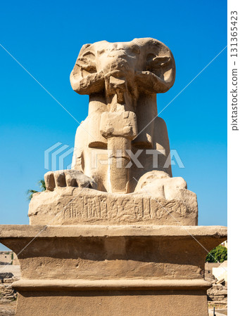 Ancient ruins of Karnak Temple in Luxor, Egypt Ancient ruins of Karnak Temple in Luxor, Egypt 131365423