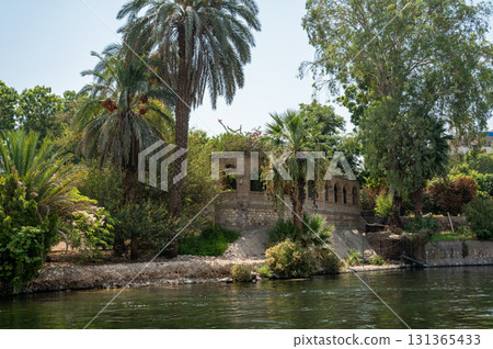 Beautiful View of the Nile River in Luxor, Egypt 131365433