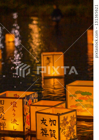 The emotional Kaga Yuzen lantern festival 131365621