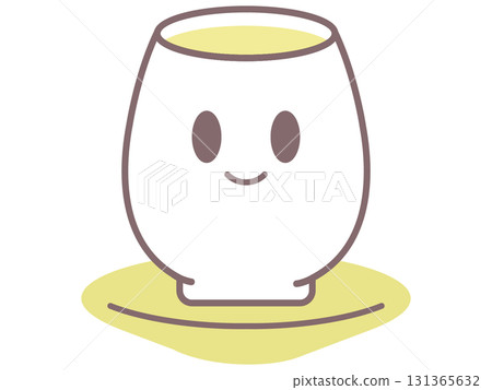 Cute yellow chawanmushi-kun deformed material Cute yellow chawanmushi-kun deformed material 131365632