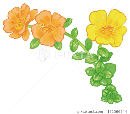 植物素描素材。野花。向量插圖素材。 植物素描素材。野花。向量插圖素材。 131366244