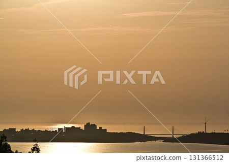 Evening view of Uchinada Town Evening view of Uchinada Town 131366512