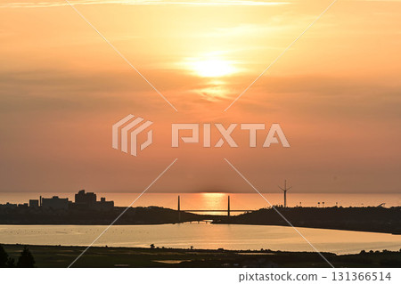 Evening view of Uchinada Town Evening view of Uchinada Town 131366514