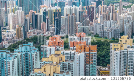 Sept 22 2025 Pak Tin Estate Residential Buildings in Hong Kong 131366786
