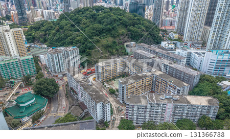 Sept 22 2025 Tai Hang Sai Estate View in Hong Kong Sept 22 2025 Tai Hang Sai Estate View in Hong Kong 131366788