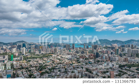 Sept 22 2025 Urban View of Kowloon Tong in Hong Kong 131366793