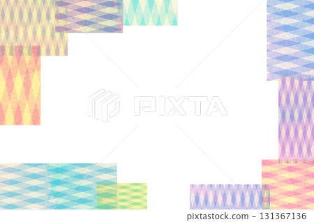Colorful striped background material 131367136