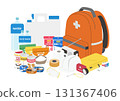 防災用品圖解 131367406