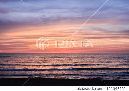 Sunset on the Uchinada Coast Sunset on the Uchinada Coast 131367531