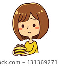 Asset management woman failure illustration material 131369271