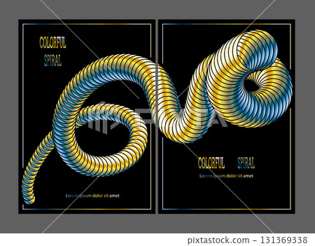 A colorful spiral. A design template for the design of a cover, banner, poster. A luxurious composition for interior design, decorations and creative ideas A colorful spiral. A design template for the design of a cover, banner, poster. A luxurious composition for interior design, decorations and creative ideas 131369338