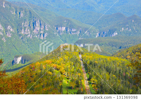 Autumn Daisetsuzan Mount Kurodake 5th Station Sounkyo 131369398