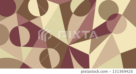 Abstract pattern of arbitrary geometric shapes. Abstract background for creative interior design, murals, prints, covers, banners and creative ideas 131369428