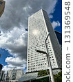 Shinjuku skyscrapers, blue sky and white clouds, daytime 131369548