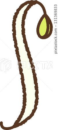 手繪單圖示插圖蔬菜芽 131369833