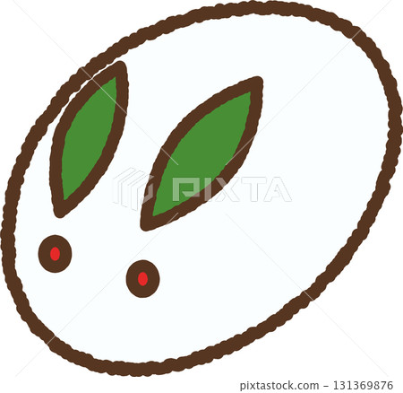 手繪單圖示插圖：食物、日本糖果、Yukito 131369876