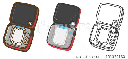 Inside the AED (Automated External Defibrillator) 131370180