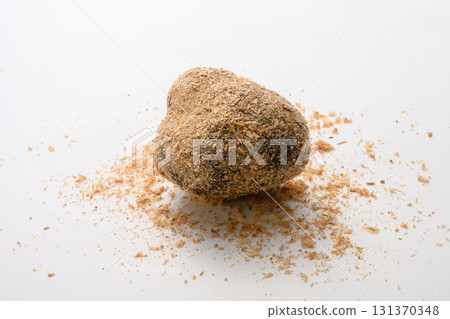 Wild yam from Tanba Sasayama on a white background 131370348