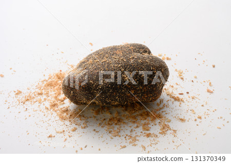 Wild yam from Tanba Sasayama on a white background Wild yam from Tanba Sasayama on a white background 131370349