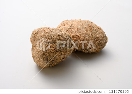 Wild yam from Tanba Sasayama on a white background 131370395
