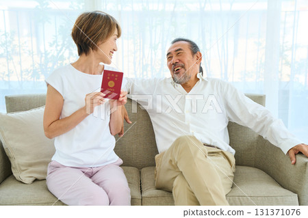 Passport, overseas travel, passport, senior Passport, overseas travel, passport, senior 131371076