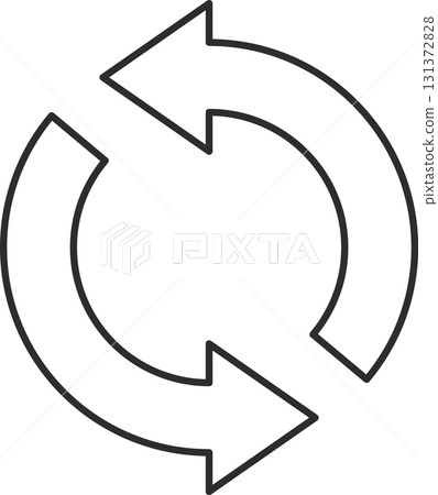 Rotating arrow icon Rotating arrow icon 131372828