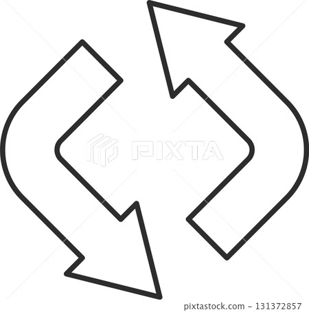 Rotating arrow icon 131372857