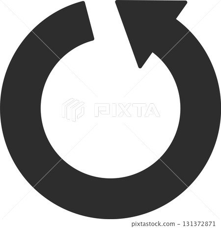 Rotating arrow icon Rotating arrow icon 131372871