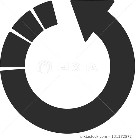 Rotating arrow icon 131372872