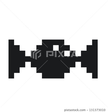 萬聖節，像素藝術插圖。 131373010