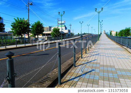 Scenery of Iriya Bridge in Iriya, Adachi Ward, Tokyo Scenery of Iriya Bridge in Iriya, Adachi Ward, Tokyo 131373058