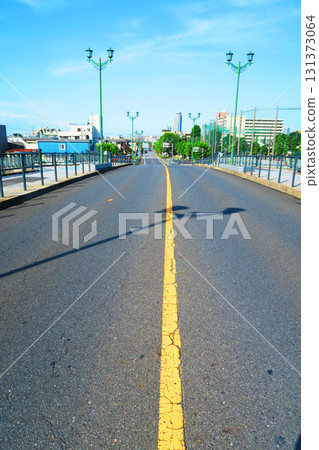 東京都足立區入谷的入谷橋風景 東京都足立區入谷的入谷橋風景 131373064