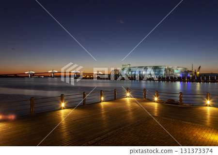 Onahama Port evening view 131373374