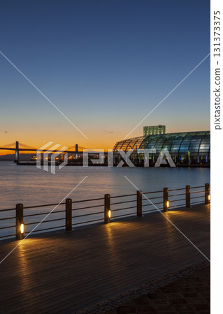 Onahama Port evening view Onahama Port evening view 131373375